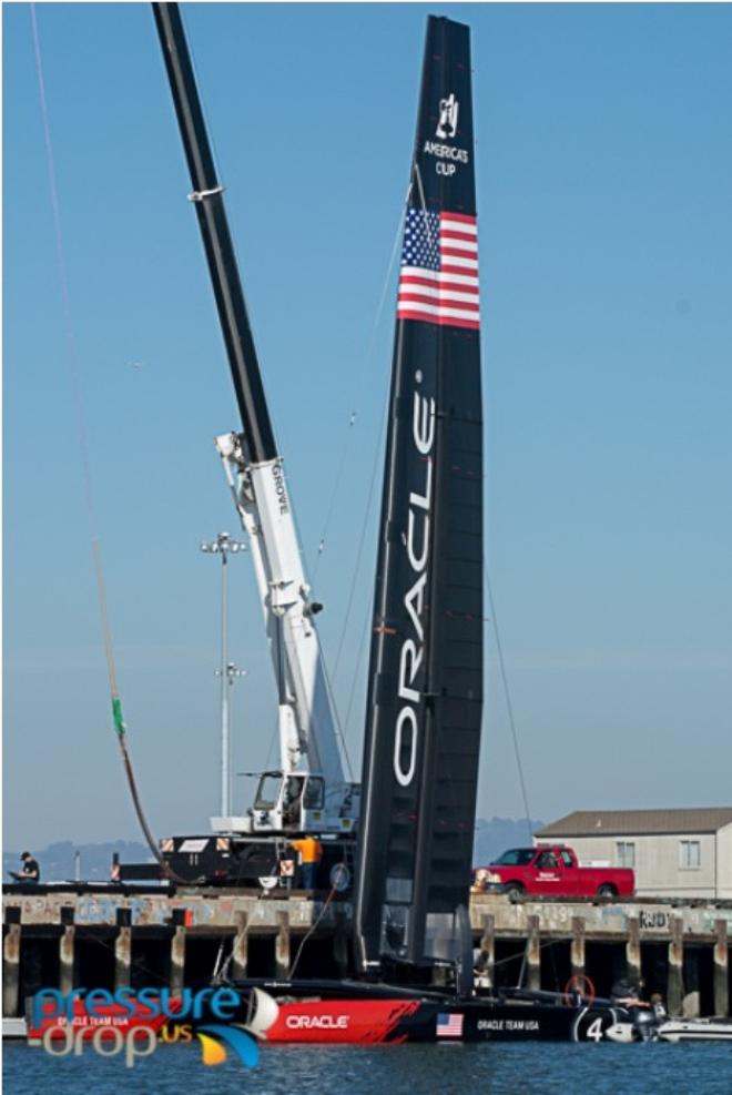 Oracle Team USA AC45Turbo-Wingsail © Pressure Drop . US